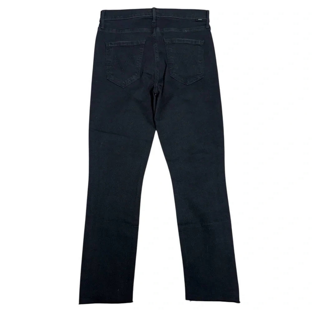 MOTHER The Dazzler Mid-Rise Ankle Fray Jeans
Black Not Guilty Wash Size 28 - Picture 5 of 10